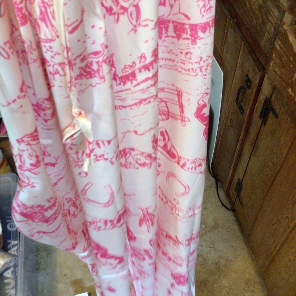 RESTOCKED💕💕! Boho Wild West sweetheart Women's Pink Print Pajama - Picture 3 of 14